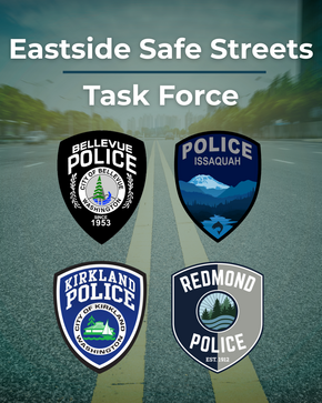 Kirkland Police Join Eastside Safe Streets Task Force