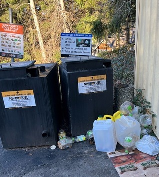 Help Keep Our Cooking Oil Drop-Off Clean