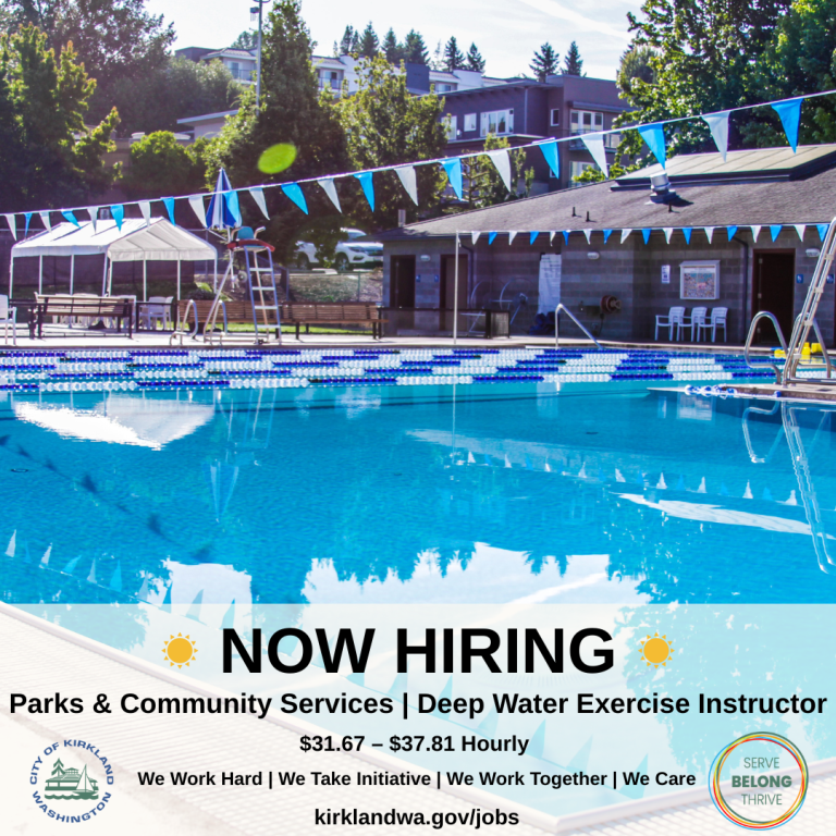 Seeking a Deep Water Exercise Instructor