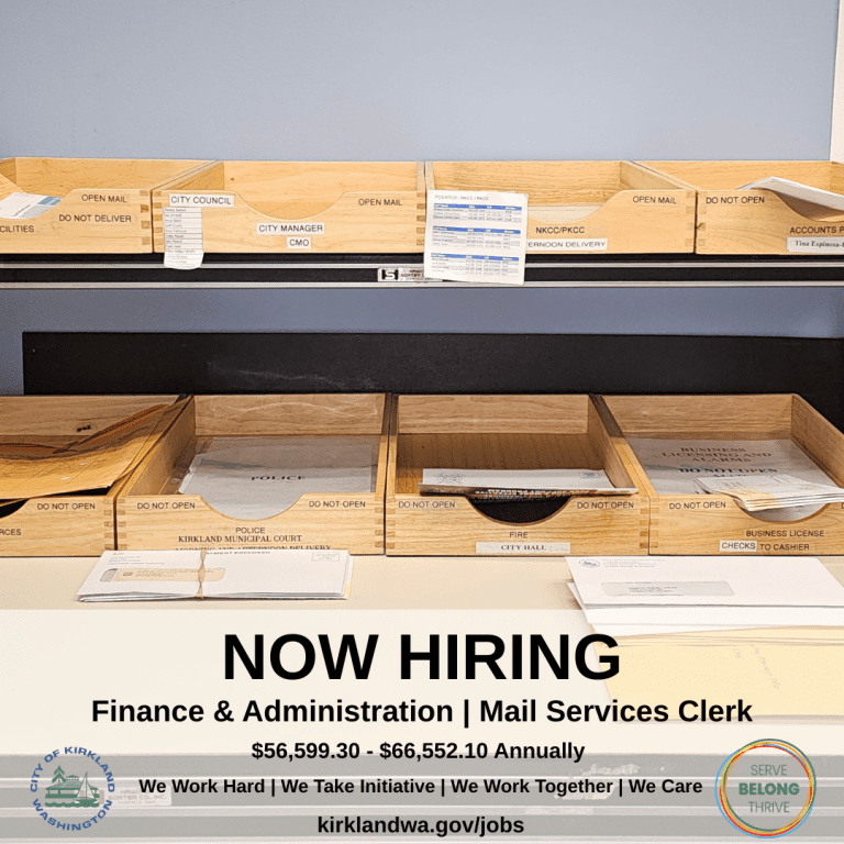 Job Highlight: The City Is Hiring a Mail Clerk